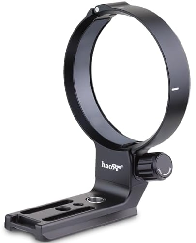 Haoge LMR-Z186 Anello di montaggio per treppiede per Nikon Nikkor Z 180-600mm f/5.6-6.3 VR Lens Collar Mount Base, built-in Arca Type Quick Release Plate