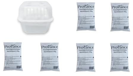 Luftentfeuchter Set Box mit 6x450g Granulat Raumentfeuchter Trockner Entfeuchter