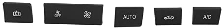 Auto-Klimaanlagen-Knopfabdeckungen, ABS AC-Klimaschalter-Knopf-Ersatz Für 1 2 3 4 Serie F-Modell