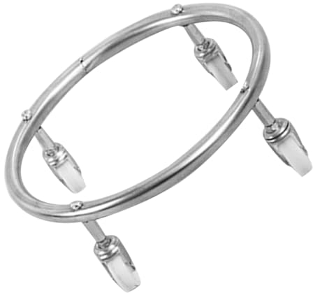 Tank Holder with Wheels Sturdy Cylinder Stand for Gas Cylinder Dolly for Home and Restaurant Use Movable Stand Fixation Gas Bottle Tray for Long-term Use