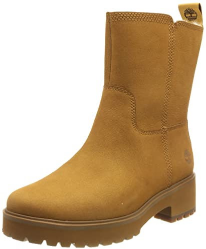 Timberland Carnaby Cool Basic Warm Pull On WR, Stivali alla Moda Donna, Wheat, 37 EU Larga