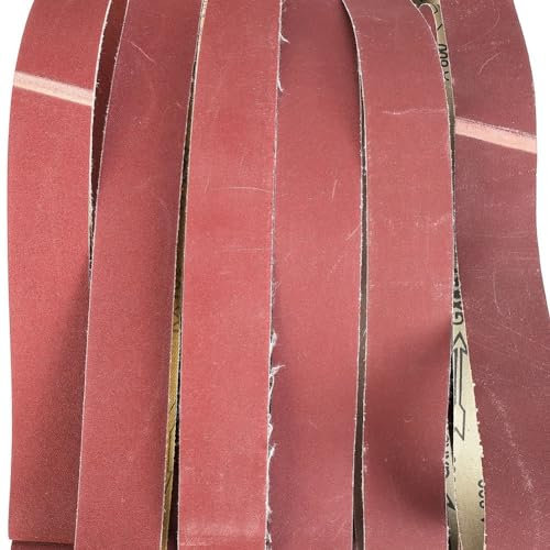 GHHZML Bandas de Lija 6 unids/Set Cinta de Lijado de Grano Fino lijadora Banda abrasiva 5x182cm for un Funcionamiento Suave.