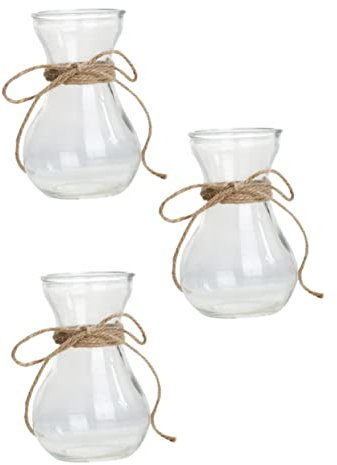 KITANDOVE 3 Piezas jarrón de Jacinto florero Botella de arreglo Floral decoración Vegetal terrario Home Decor decoração casa Titular de la Flor contenedor de Plantas hidroponicas Vidrio