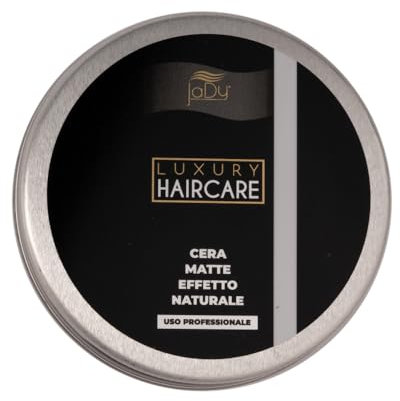 JaDy - Mattes Wachs | Starke, dauerhafte Fixierung | Natürlicher Matteffekt | Leichte Textur | Für alle Haartypen | Tonbasis | Schwarz, 100 g