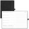 POPRUN Kalender 2025 2026 Buchkalender Notizbuch (Aug.2025-Dez.2026), ca. A5 (22 x 16,5 cm), Terminplaner, Wochenplaner Softcover mit PU-Leder, Zertifiziertem Papier - Schwarz