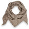 Ziona Musselin Schal damen leo Made Italy 195 x 72 cm Herbst Winter Dreieckstuch Baumwolle Halstuch (Beige-Hellbraun)