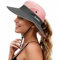 Rosagrau Sonnenhut für Damen und Herren, Gipfelfreund Faltbarer UV-Schutz 50 Sommerhut, Wanderhut Safari Hut, Geschenke für Frauen zum Valentinstag