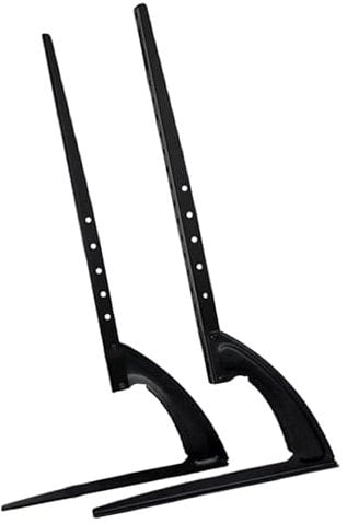 Height Adjustable TVs Stand For 26 To 75inch LCD LED Flat Screens NoDrilling Required Holds Up To 88Ibs