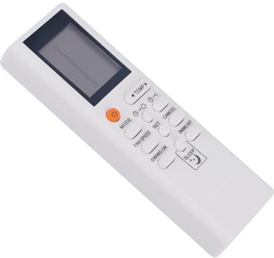 AULCMEET GZ-24B-E1 Telecomando di Ricambio Compatibile con Beko Galanz Mistral Condizionatore d'Aria Portatile AC per Interni GZ-24B-E1, GZ-24A-E1, GZ-27B, GZ-1002B, GZ-055B-E1