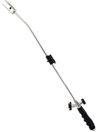 TAYLOR & BROWN Weed Burner - Auto Ignition, Adjustable Flame Butane Weed Burner, Flame Thrower for Weeds Wand Burner for Driveways & Patios