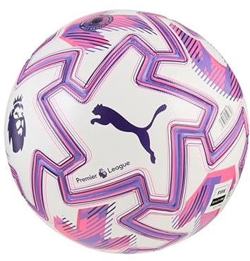 Puma Orbita Pro Premier League Ball - Offiziell lizenziert für Saison 25/26, Fusionskonstruktion, 32 Panels, Soft Touch, ausgezeichneter Flug, Luftrückhaltung