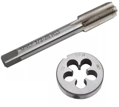 1/2-28 pour Jeu de tarauds et filières (1/2 x 28) 22LR 223 5,56 9 mm Filetage à Droite Pièces de Jardin