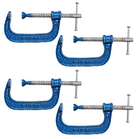 4X Malleable Cast Iron G Clamp | Ideal for Wood/Metal Work, & Welding