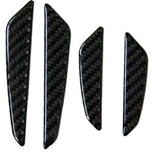 4pcs Anti-Scratch-schwarze Carbon-Faser-Auto-Tür Kantenschutz Guards Borte Strip Aufkleber Bars