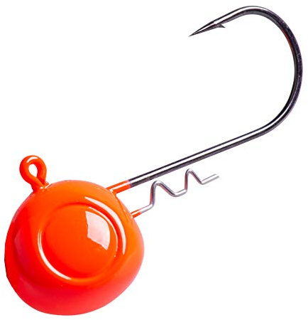 Savage Gear Rattle Jig Head rot UV - Jigkopf mit Rassel, Größe/Gewicht:Gr. 10/0 / 100g