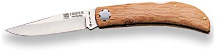 Joker Taschenmesser Pointer NE67 mit Steineichenholzgriff und MOVA-Klinge 8 cm, Angelgerät, Jagd, Camping und Wandern