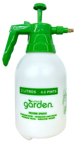 TIENDA EURASIA® Pulverizador de Agua a Presion - Boquilla Regulable y Pulverizador Automatico - Riego para Plantas - Ideal para Jardin (2 L - 17,5 x 32 cm)
