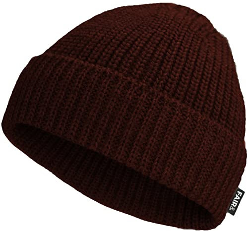 Bavarian Caps Fair&Easy Mütze, dunkelrot, One Size