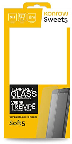 Konrow Verre Trempé Sweet 5 (Compatible Soft5-9H, 0.33mm)
