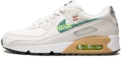 Nike Air Max 90, Women's Running Shoes, Summit White Neptune Green, 3.5 UK