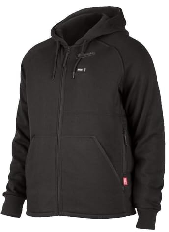 Milwaukee 12V Heated Hoodie XL, Black, (M12HHBL4-0(XL))
