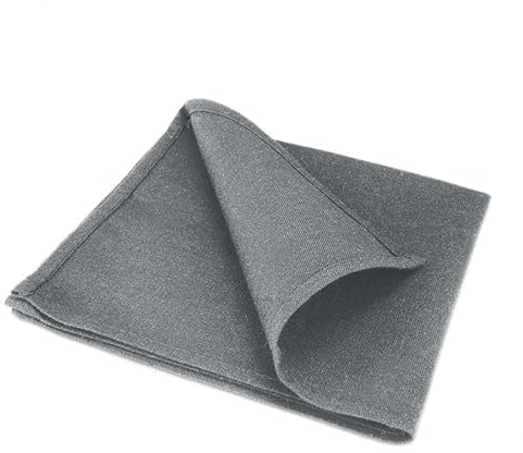 Stoffservietten Grau 100 Stück 40x40cm Baumwolle