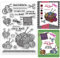 GLOBLELAND Wolle Stricken Transparente Stempel für Scrapbooking Winter-Wollknäuel Klare Stamps Wollknäuel Rand Silikonstempel Für Kartengestaltung DIY Prägung Journaling