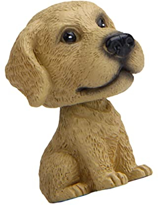 Warmhm Schalldichte Hundebox Donnern Nickender Hund Geschenk Für Tierfreunde Mini-kopf-spielzeug Autozubehör Für Hunde Harz-statue Auto Dekoration Hund Koreanische Version Hündchen