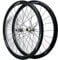 ZECHAO 700c Front Rear Wheel Double Wall Road Racing Bike 40mm Deep Wheelset Disc Brake C/V Brake 7/8/9/10/11/12 Speed Freewheel Wheelset