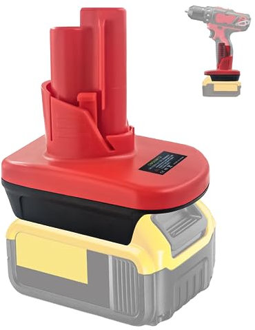 EID Battery Adapter for Milwaukee 12V,for Dewalt 20V Max & for Milwaukee 18V M18 Li-Ion battery convert to work for Milwaukee 12V M12 Cordless Tools Converter