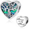 Damen Charm Anhänger Lebensbaum 925 Sterling Silber Baum des Lebens Charm Bead Anhänger für Pandora Charme Armband Halskette