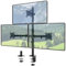 IMtKotW Soporte para Monitor Triple por 17-35 Pulgadas, Extra Alto de 80 cm, Montaje en Mesa, Inclinable y Giratorio, Negro