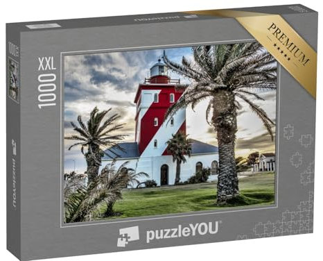 Puzzle 1000 Teile XXL „Grüner Punkt Lichthaus, Kapstadt“ – aus der Puzzle-Kollektion Afrika