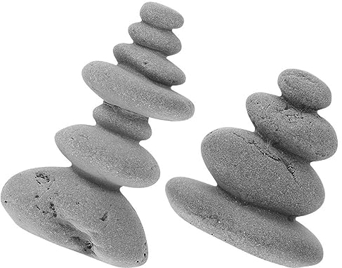 Zerodeko 1stück Simulierte Steinhaufen-Dekoration Aus Naturstein Für Zen-gärten Asiatische Gartengestaltung Und Miniatur-landschaften Teiliges Für Innen Und Außenbereiche Langlebig