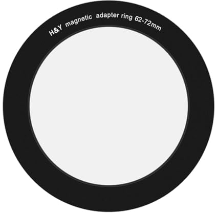 H&Y Step Up Ringe für Filter 62 bis 72 mm Magnetfilter Objektivfilter Adapterringe Step Down Ring