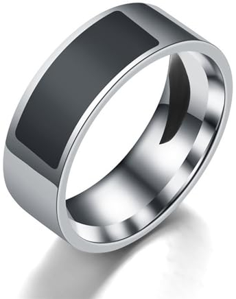 iFutniew Smart Ring Schwarz NFC Technologie Wearable Smart Ring 1 Stück