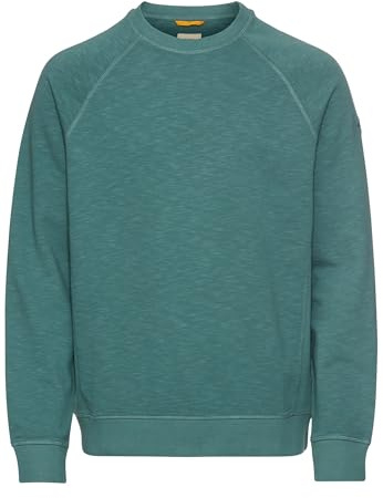 camel active Herren Sweatshirt für Herren – Regular Fit | Rundhals | Baumwolle | Atmungsaktiv