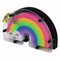 Nagelbild 3D – Pin Art Motiv Regenbogen, Ca. 21 cm Breit, Gegenstände Abbilden, Klassiker aus den 90ern