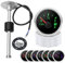 Marine Sailboat 52mm (2'') Fuel Level Tank Gauge with 7 Colors Backlights 12V 24V with 250mm Water/Fuel Level Sending Unit Sender Sensor
