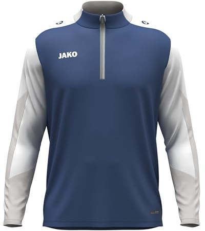JAKO Unisex Ziptop Dynamic, Nachtblau/weiß/hellgrau, 3XL