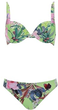 Olympia Bikini Lime Garden Push-Up Set