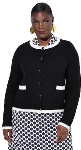 Ulla Popken Damen Strickjacke