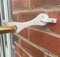 (2-Pack) French & Patio Door Stay/Hook & Eye Latch Style Holder/Restraint White