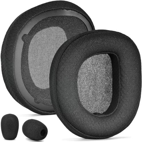 Stealth 600 Gen3 Ear Pads and Microphone Foam defean Replacement Ear Cushions Compatible with Turtle Beach Stealth 600 Gen 2/600 Gen2 USB/600 Gen 2 MAX/600 Gen3(600XB)/500 XB Wireless Headset