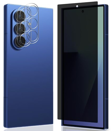 AnnhanT 1+2 Stück Sichtschutz für Panzerglas für Samsung Galaxy Z Fold 7