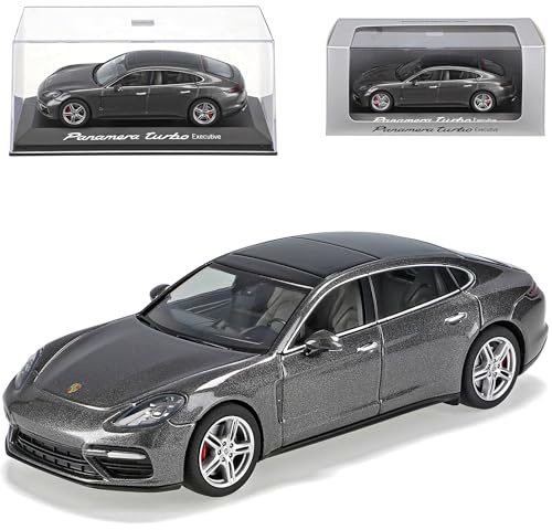 Porsch. Panmera Turbo Executive G2 2. Generation Grau Ab 2016 1/43 Herpa Modell Auto