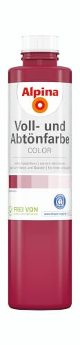 Alpina COLOR Voll- und Abtönfarbe Shocking Pink, 0,75 L – Wand- & Abtönfarbe für innen & außen