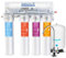 Geekpure 5-stufiges Umkehrosmose-Trinkwasser-Filtrationssystem mit Schnellwechsel-Drehfiltern - 75GPD