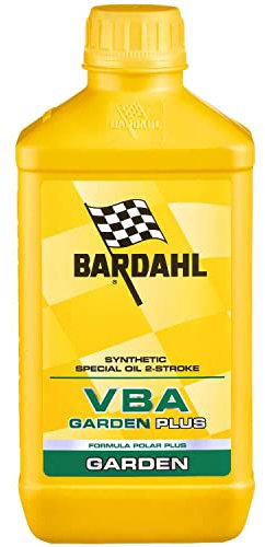 Bardahl VBA Garden Plus Olio Lubrificante Motoseghe Attrezzature da Giardinaggio Motori 2 Tempi 1 LT