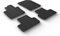 Gledring Satz Gummimatten kompatibel mit Volvo XC60 2017- (T Profil 4-teilig + Montage-clips)